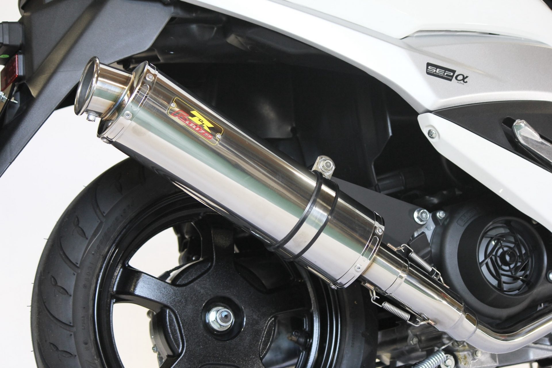 バーグマンストリート125| 22Racing SUS| ステンレスマフラー（8BJ