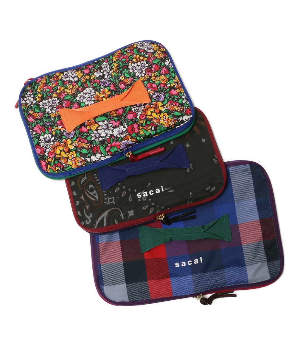 sacai トラベルポーチ Zantan Travel Pouch 3サイズセット レディース