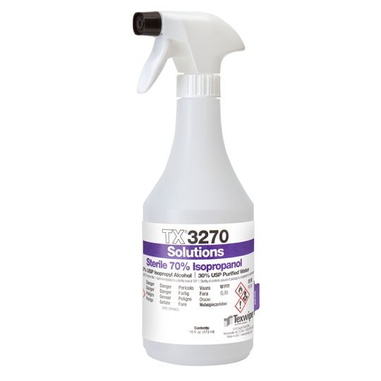 Texwipe, An ITW Company TX3270 - Sterile 70% Isopropyl Alcohol