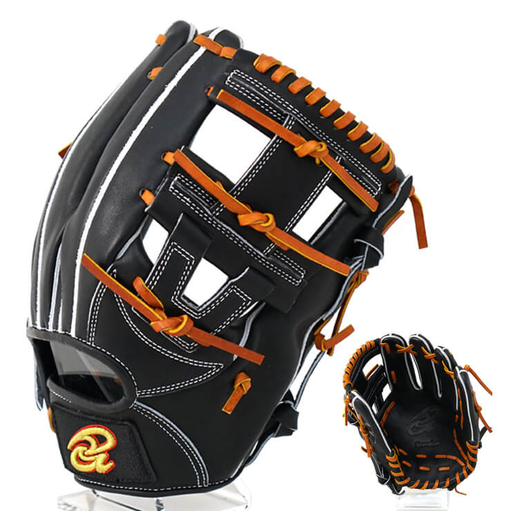 平裏刺繍・ラベル交換1円】ドナイヤ 限定 軟式 内野手用 グローブ