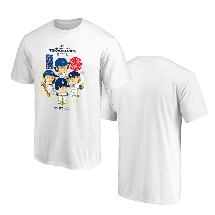 MLB Tokyo Series 2025 大谷翔平 山本由伸 今永昇太 鈴木誠也 イラスト