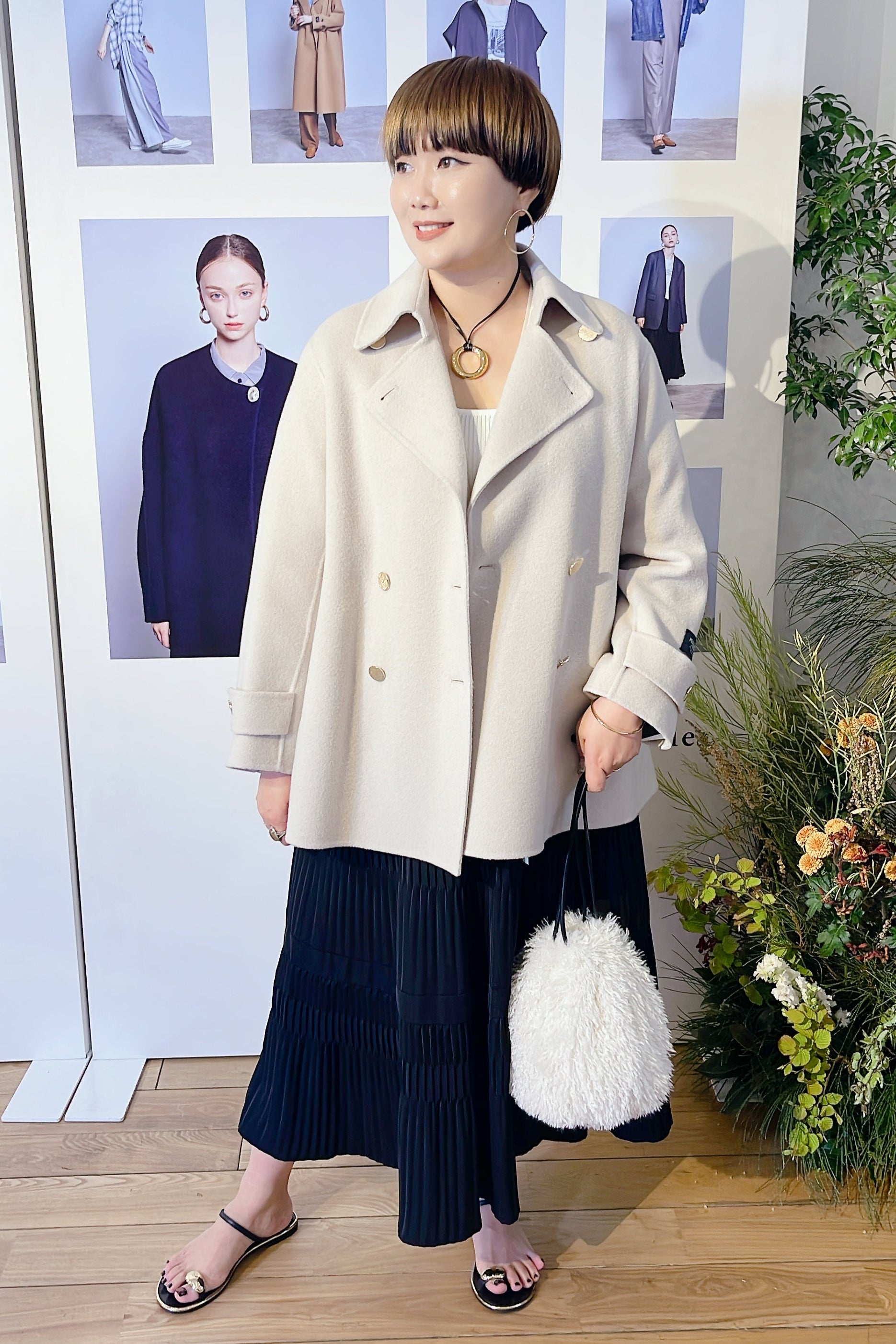 Dignite Collier】ダブルフェイスPコート/80256200