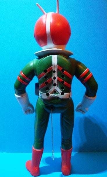 ☆仮面ライダーV3 当時もの マスダヤ（増田屋）トーキングソフビ