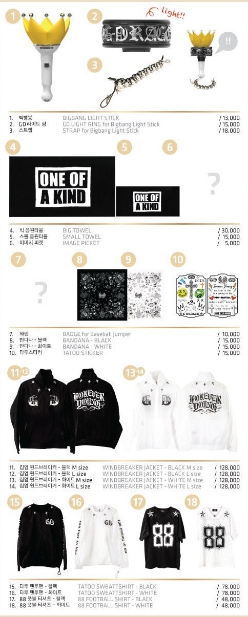 G-DRAGON 2013 WORLD TOUR グッズ Open!! | Oh Ma Baby