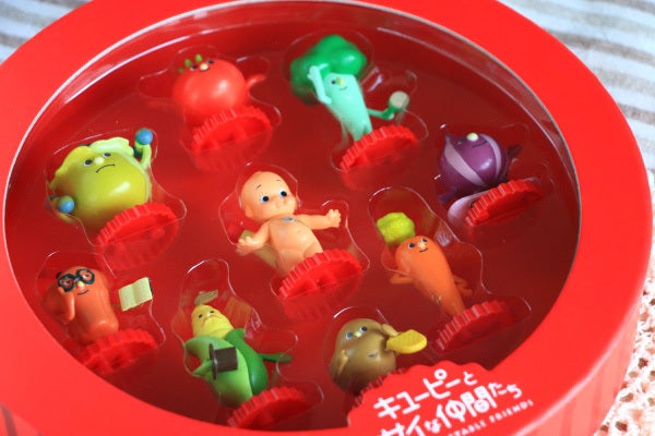 キユーピー90周年フィギュア当選！キユーピーとヤサイな仲間たち