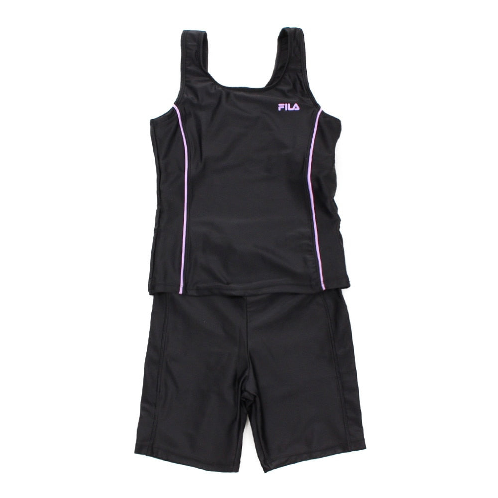 FILA（フィラ）】ジュニア 女子 ガールズ スクール水着 めくれ防止