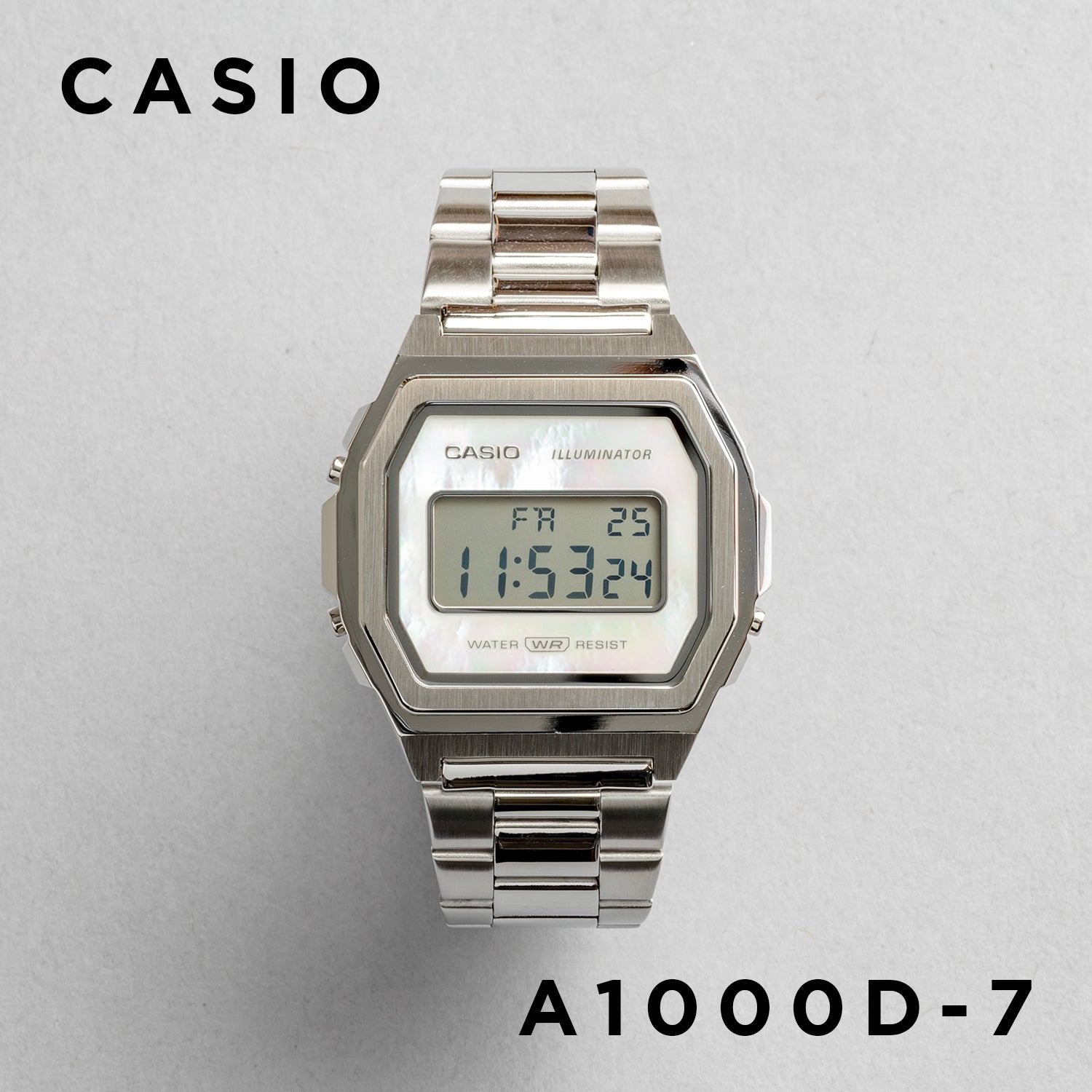 CASIO カシオ A1000D-7 メンズ 腕時計 日常生活用防水 10年保証