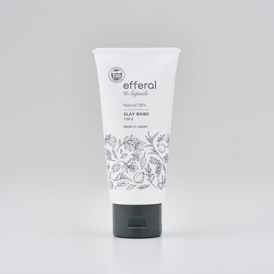 efferal クレイウォッシュ 120g