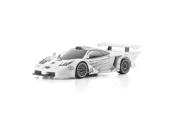 Mini-Z 1-28 McLaren F1 GTR White body set (w-Wheel) (unpainted) F
