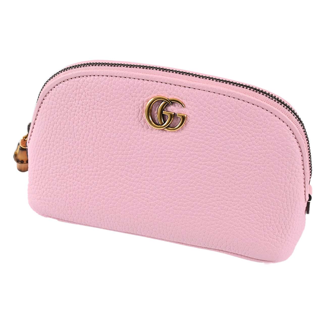 グッチ GGキャンバス アクセサリーポーチ ピンク GUCCI ♪♪グッチ