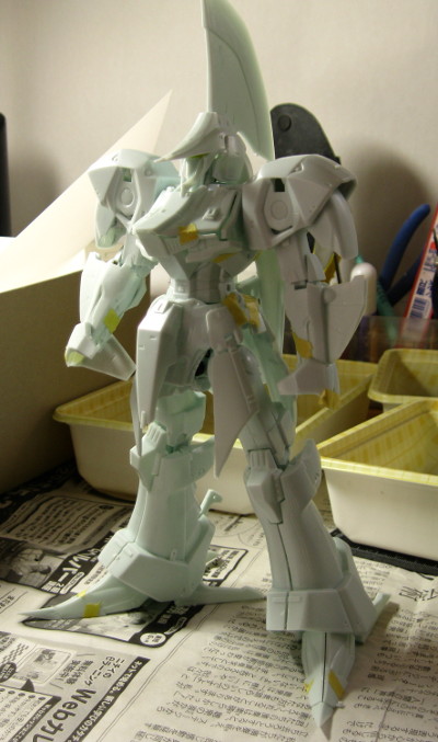 制作記--レッドミラージュ ブーメランユニット システム--プラモデル