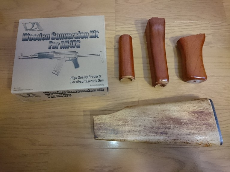 CYMA AK47】リアルウッドヒアウィゴッ!① 入手とガリガリ篇 | 今夜