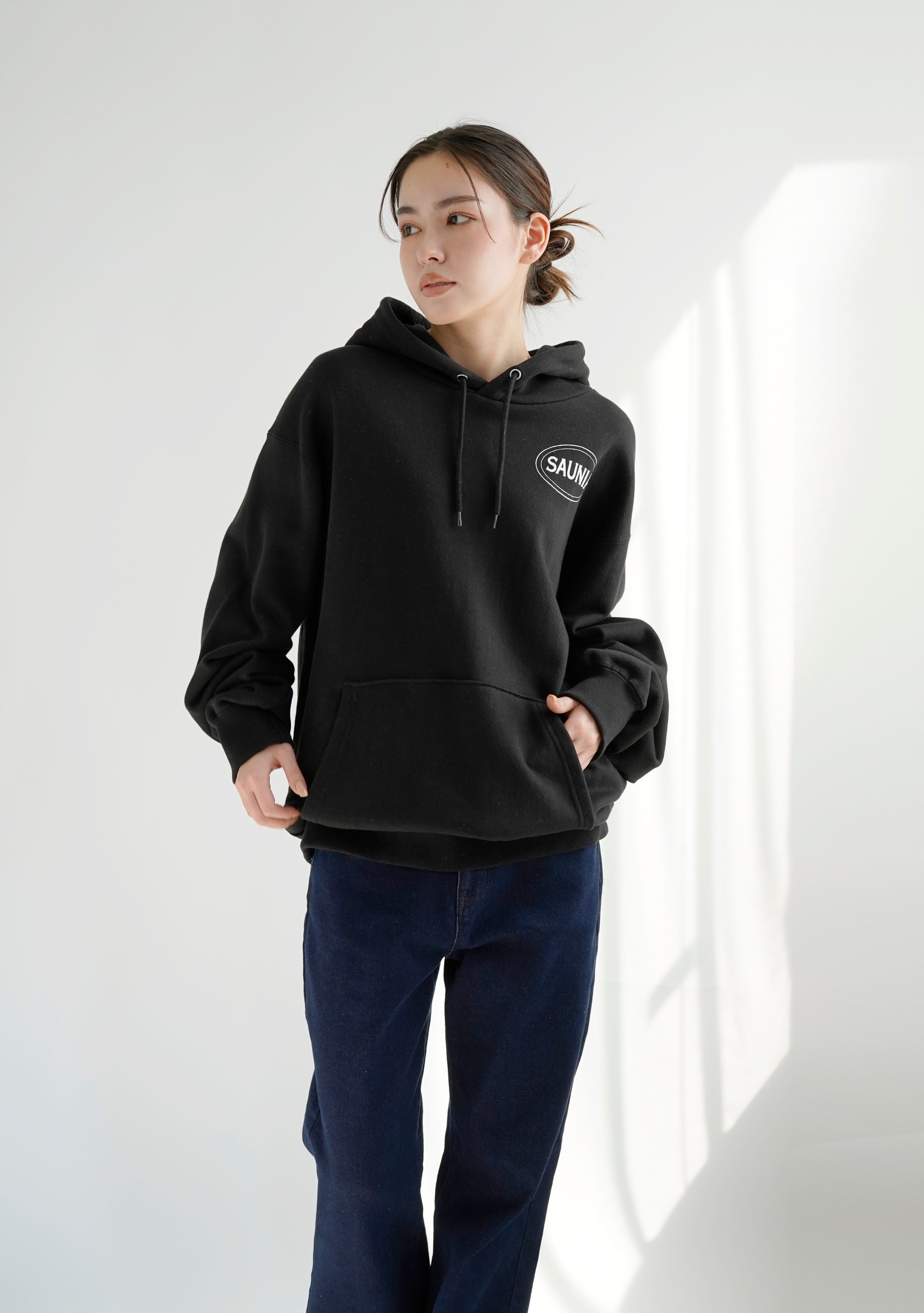 92050005 サウニアオリジナルパーカー ブラックL – サウニア～サウナ
