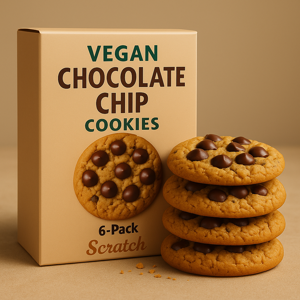 Vegan Chocolate Chip Cookies - 6-Pack Box – Scratch