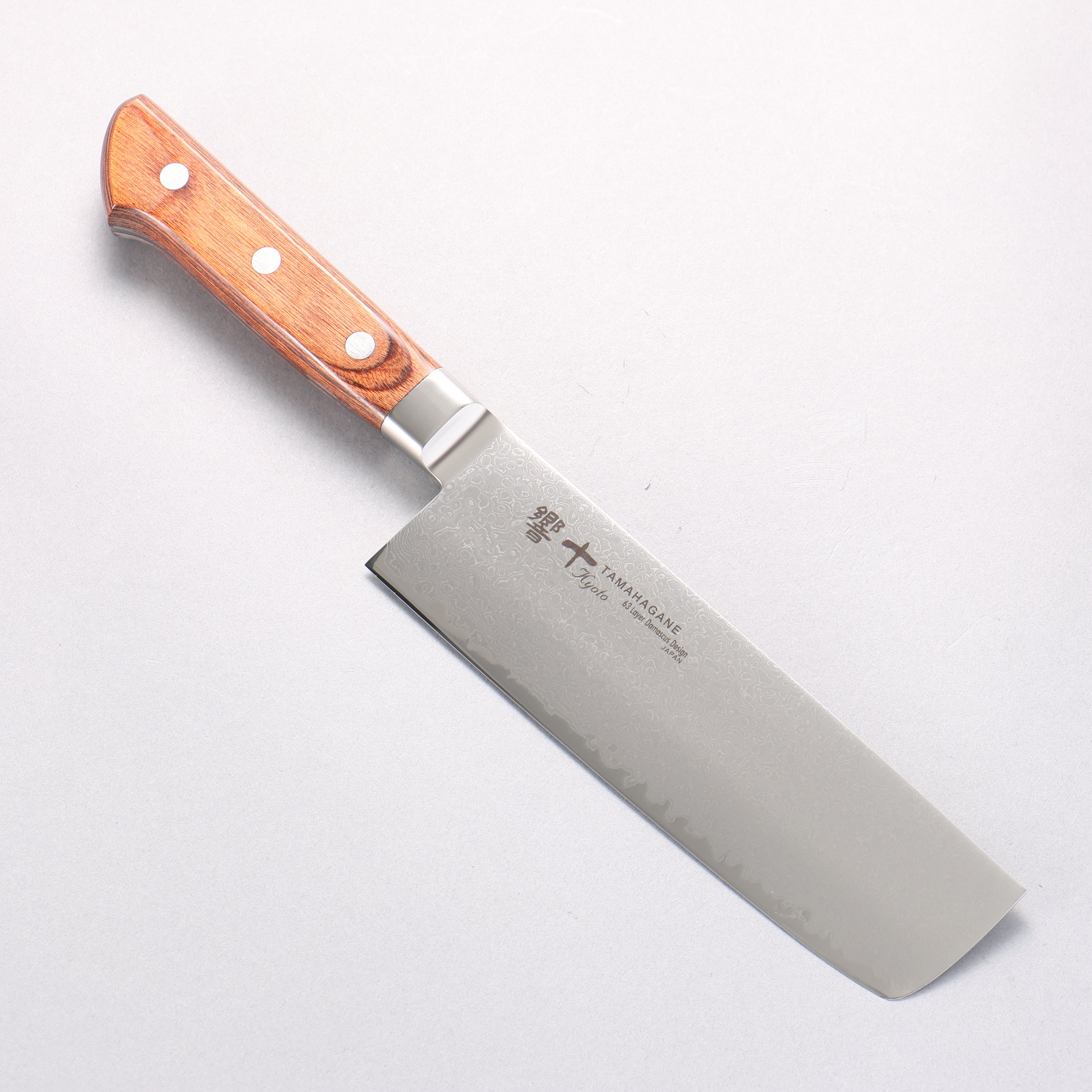 玉鋼 響十 63層 ダマスカス 菜切包丁 160mm KP-1116 – 清助刃物 Japan