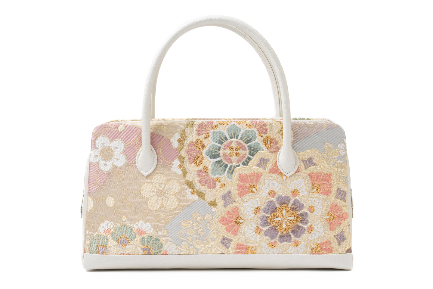 金彩織の利休バッグ】華紋唐草｜京都西陣・となみ織物/仙福屋宗介