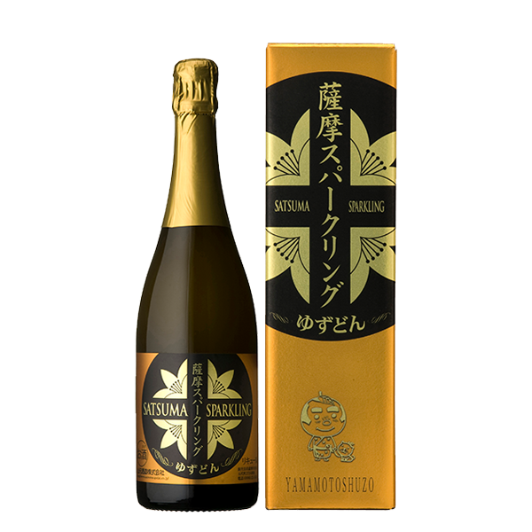 薩摩スパークリング ゆずどん 箱入 8° 750ml -リキュール- – 鹿児島の