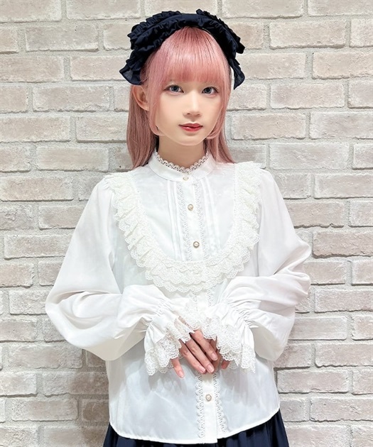 ヨーク切り替えブラウス | axes femme online shop