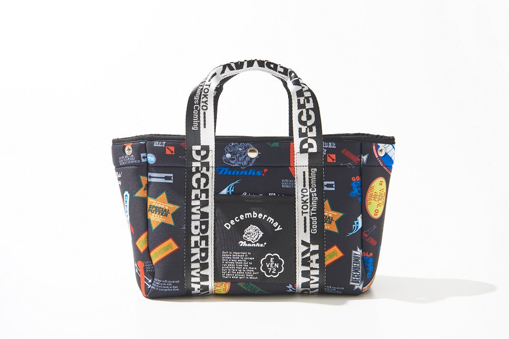 ディセンバーメイ 別注］Adorable collage ラウンドトートバッグ – FUNQTEN