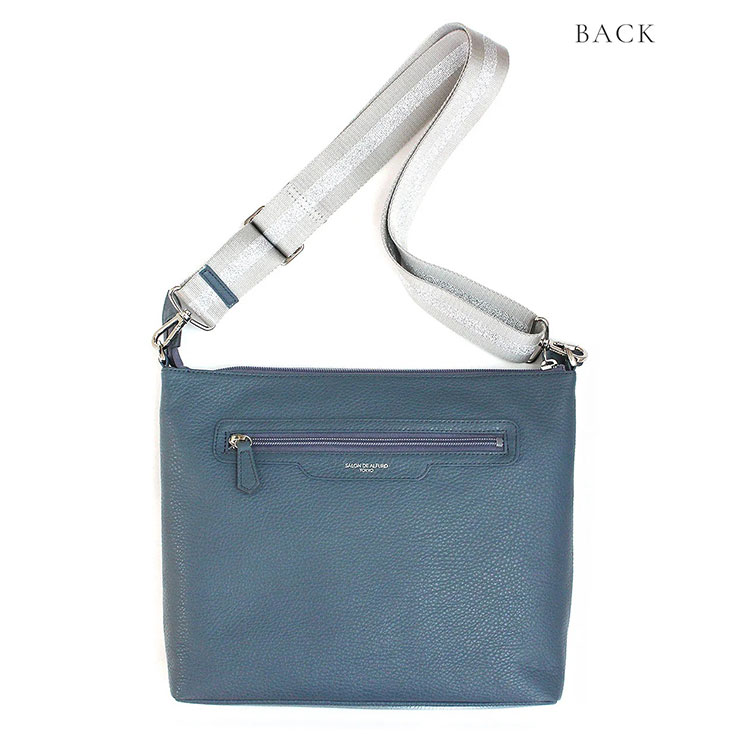 サロンドアルファード］スマイル ホリゾンタルポシェット ガンメタ|新