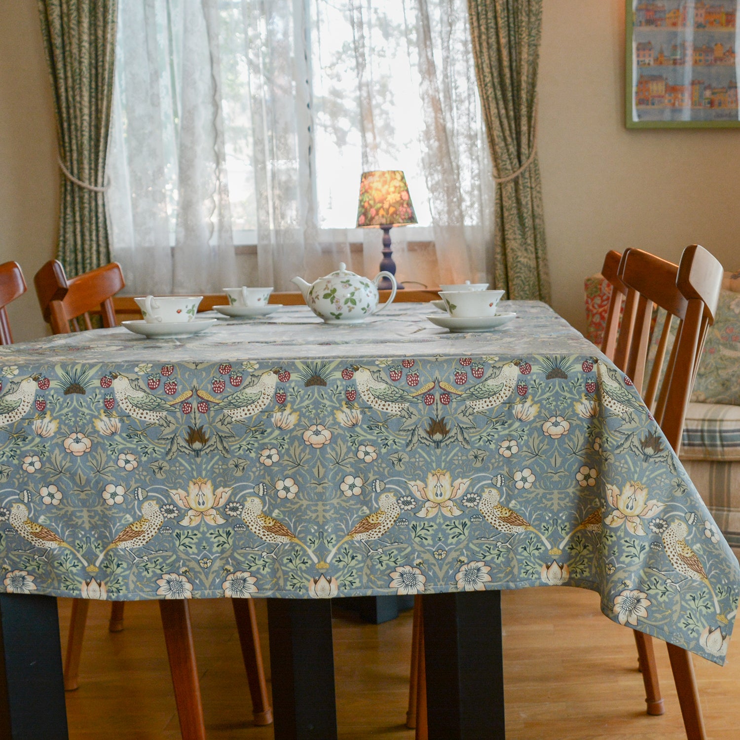 ウィリアムモリス オイルクロス テーブルクロス 長方形 - 英国雑貨