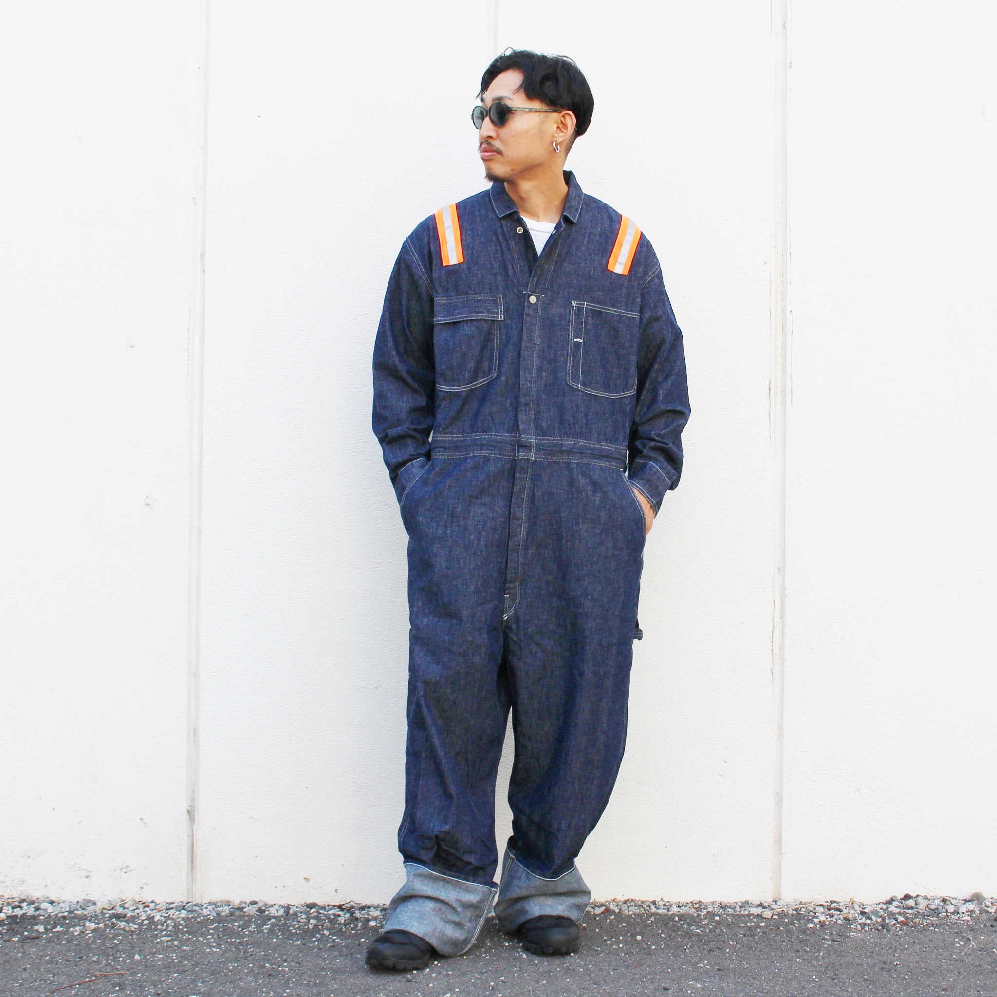 IMPRESTORE インプレストア / Chalky | 6.5oz Denim jumpsuit