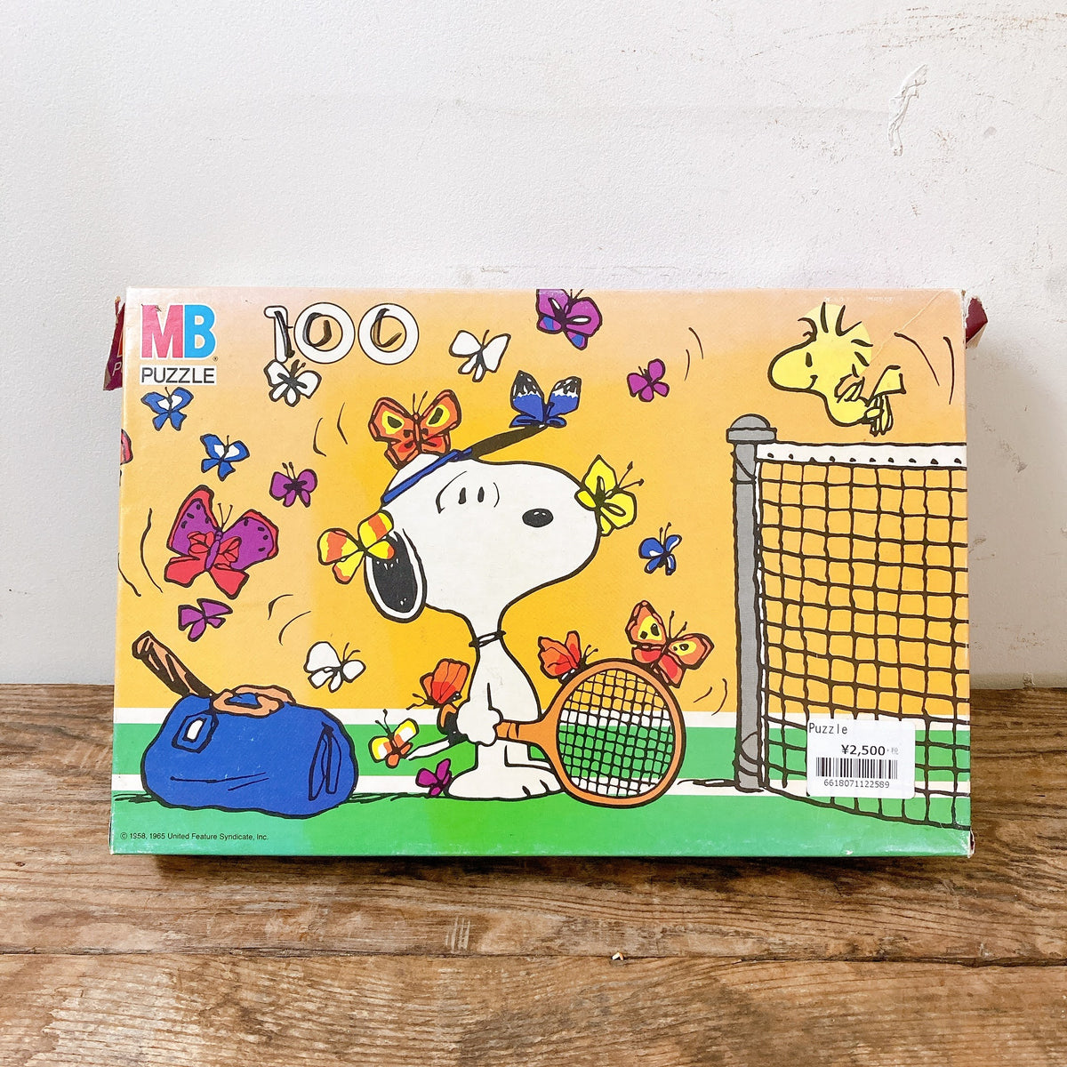 品番2589-6 ジグソーパズル PEANUTS SNOOPY スヌーピー テニス 100