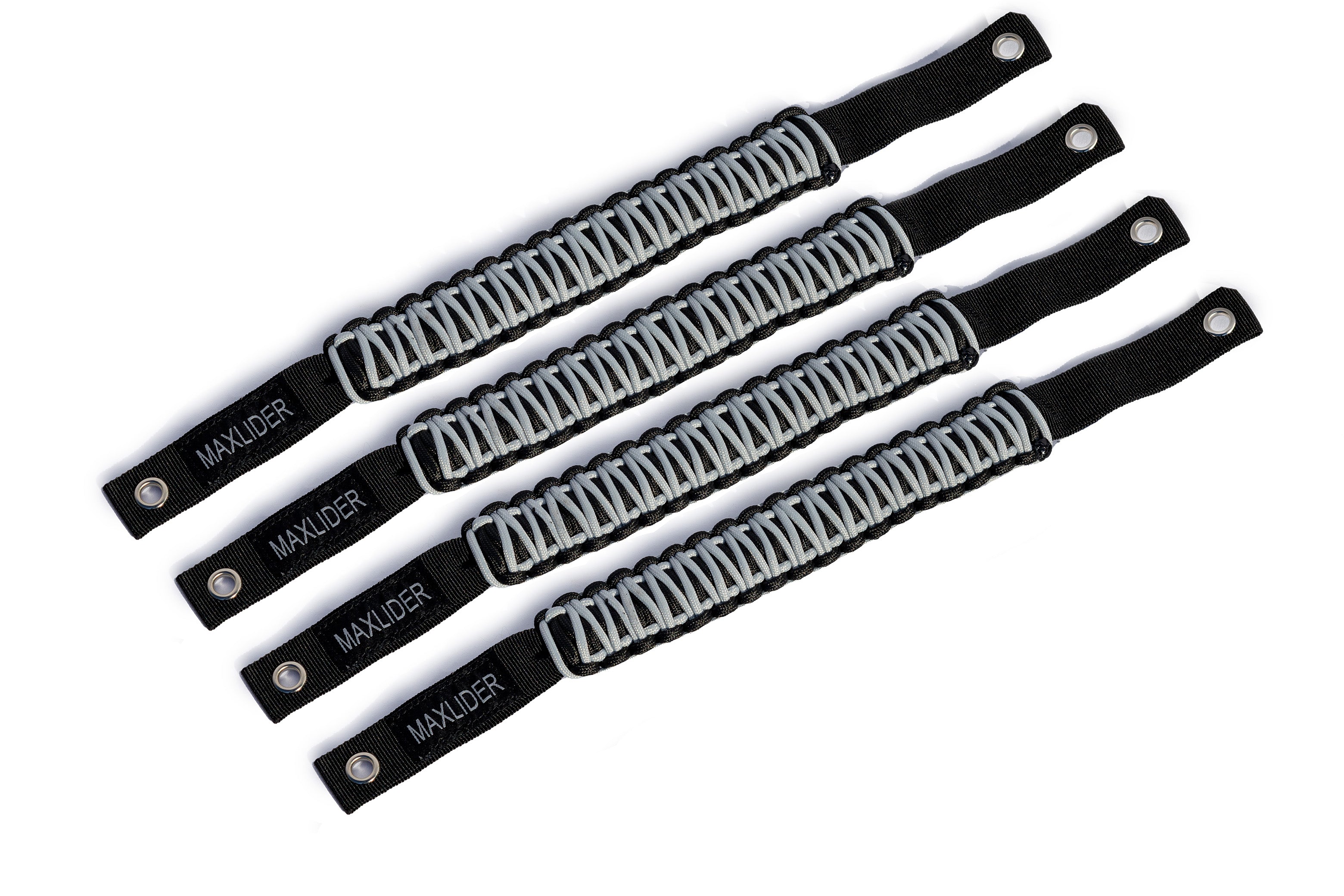 Maxlider 2021-2025 Bronco Paracord Grab Handle - Set of 4 Gray