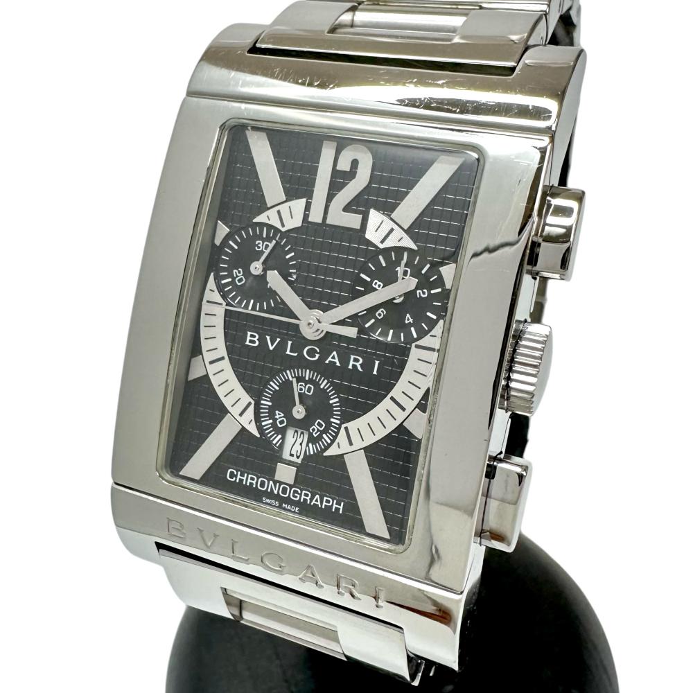値下げ BVLGARI レッタンゴロ シルバー 時計付属品 箱付き