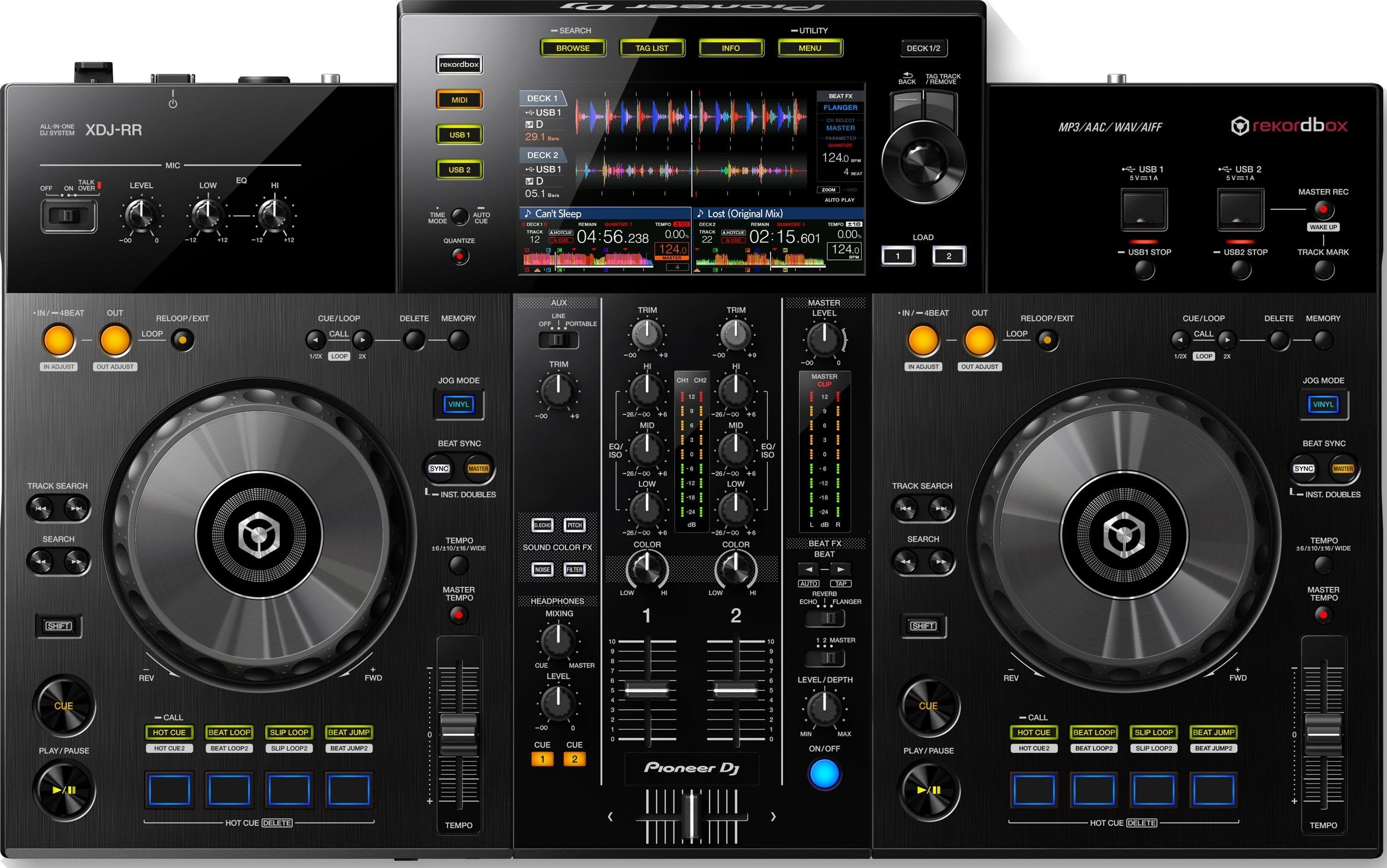 Pioneer DJ XDJ-RR 2-Channel All-In-One DJ System for rekordbox