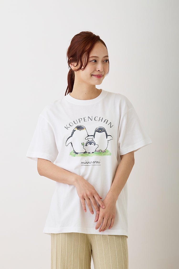 コウペンちゃん Tシャツ みんなえらい ホワイトのページ