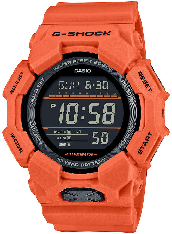 G-SHOCK 10年バッテリー GD-010-4JF メンズ 電池式 デジタル ラウンド