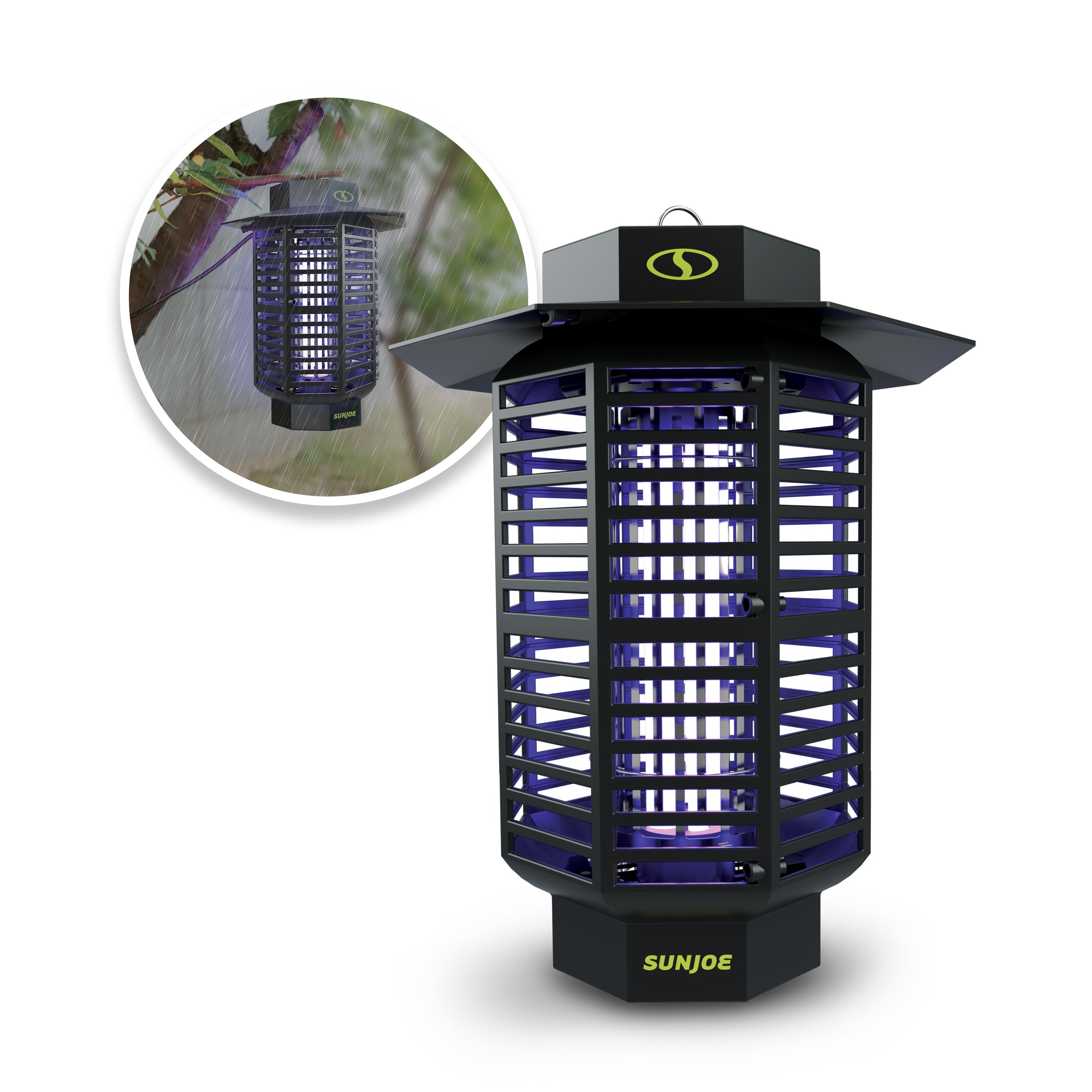 Sun Joe SJ-BZ18W 18-Watt UV Indoor/Outdoor Bug Zapper | 1600 sq ft Cov