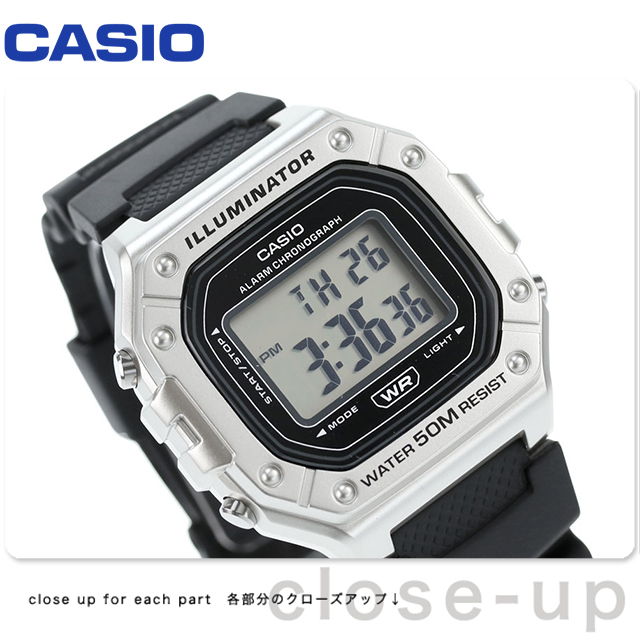 dショッピング |カシオ CASIO W-218HM-7AV スタンダード チプカシ 海外