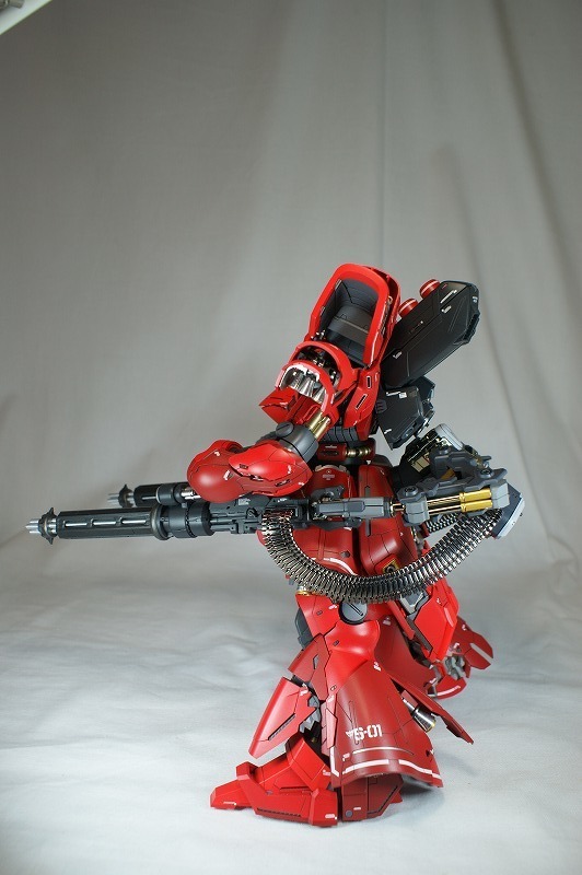 MGサザビーVer.Ka「ジャイアントビームガトリング装備型」の完成品