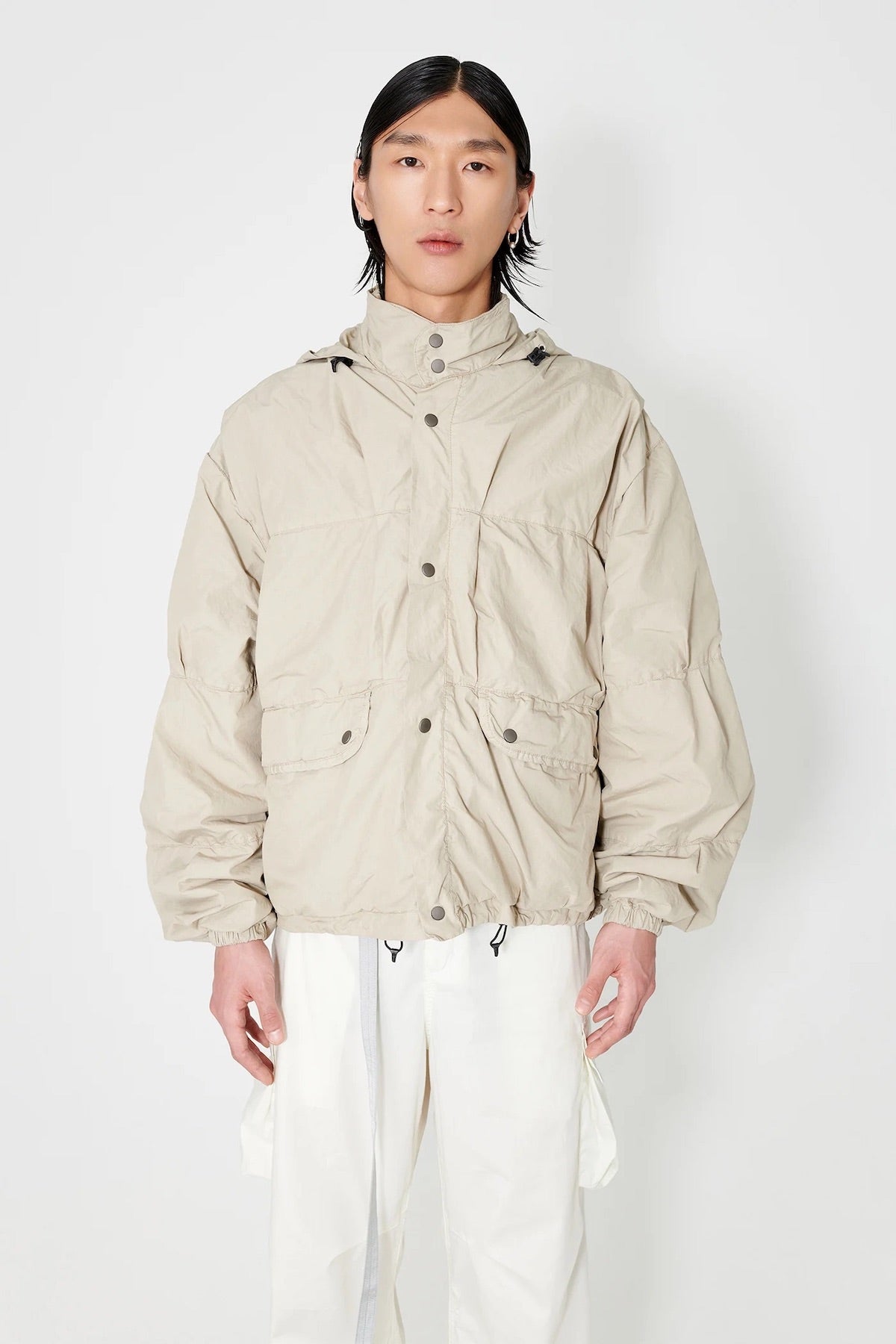 OUR LEGACY 「EXHALE PUFFA METALLIC SAND PARACHUTE POPLIN」 – SISTER