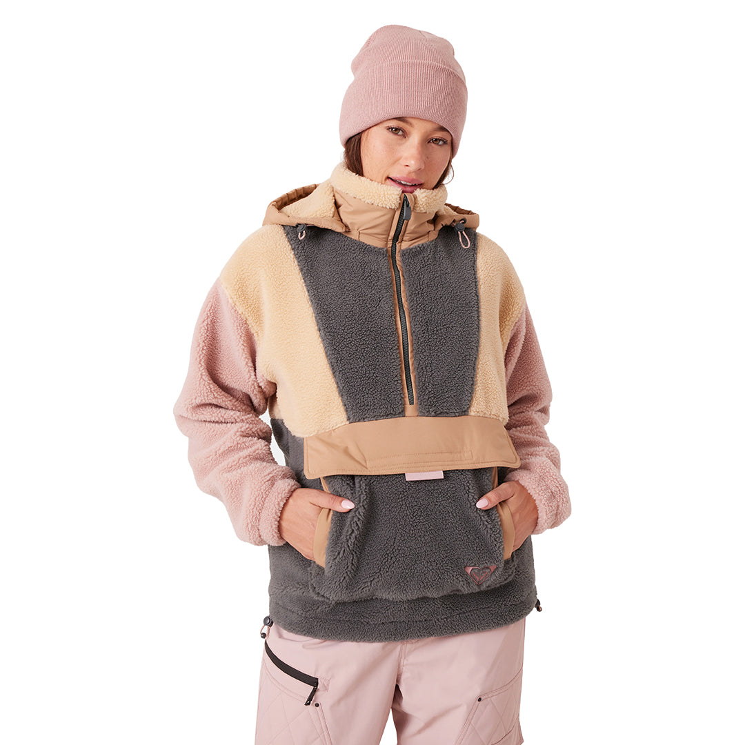 Roxy Women's Rita Half Zip Sherpa Anorak 2026 – Ski Pro AZ