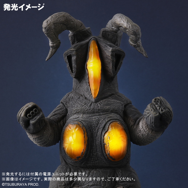 大怪獣シリーズ ゼットン二代目」が新たに「発光Ver.」になって復活