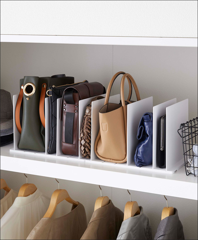 山崎実業 smart バッグ収納スタンド2個組 | セレクトショップ・AQUA