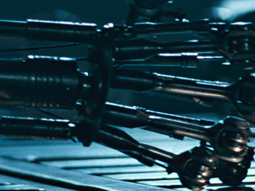 The Terminator T-800 Endoarm - 手首まわりの構成部品