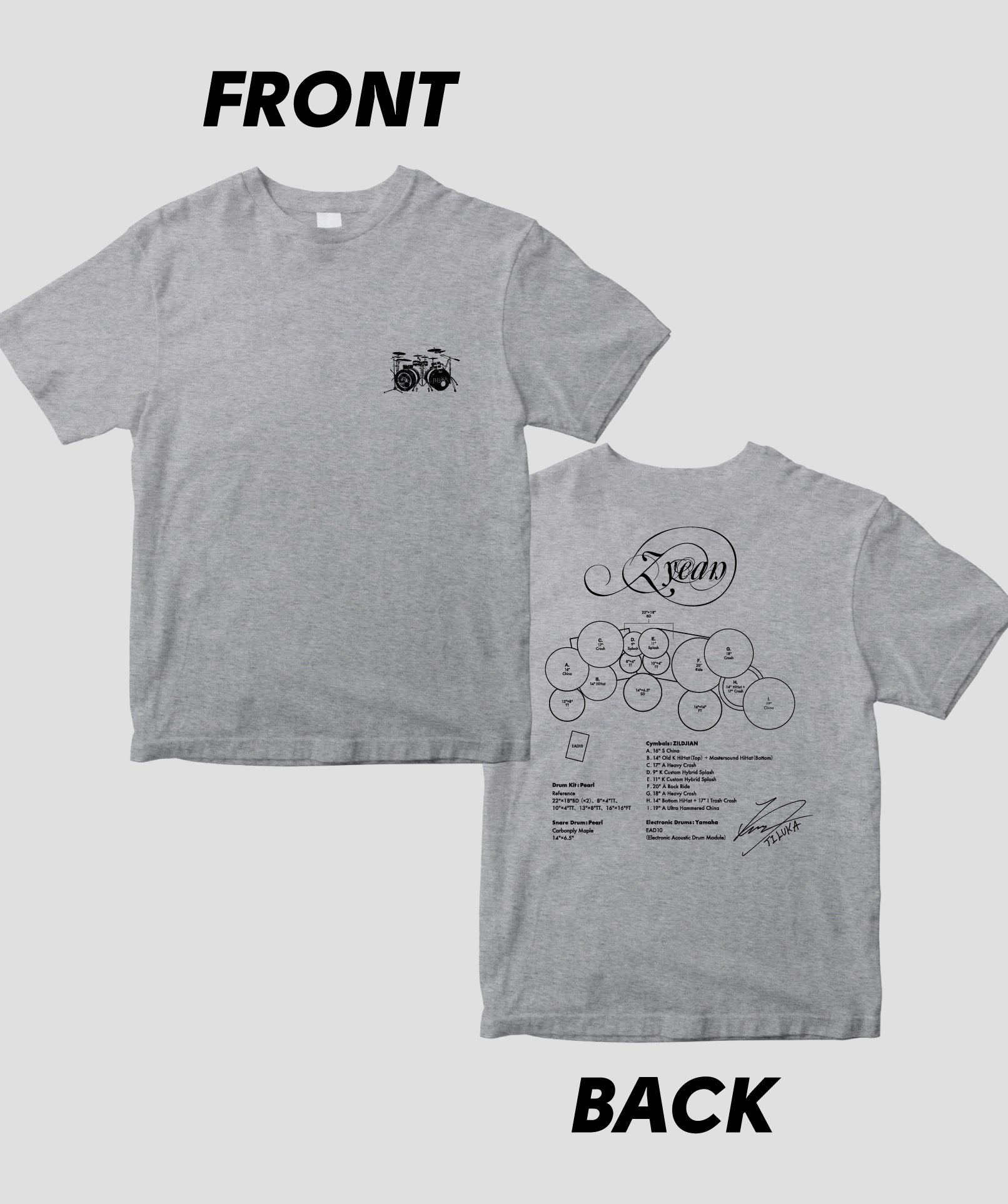 Drummer's Set Up Vol.37 Zyean［JILUKA］ – T-OD（株式会社リットー