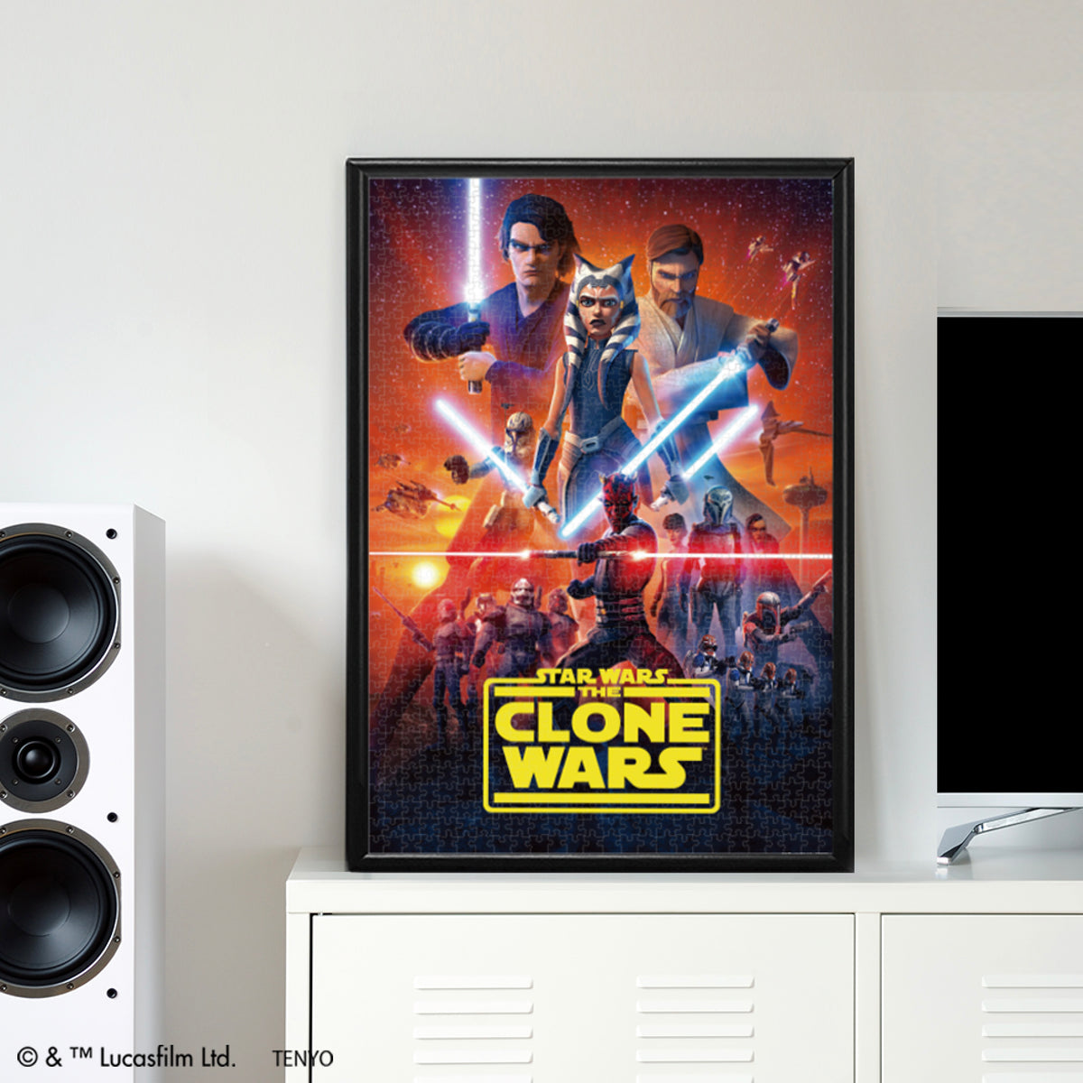 ジグソーパズル 1000ピース 「STAR WARS:The Clone Wars」W-1000-695