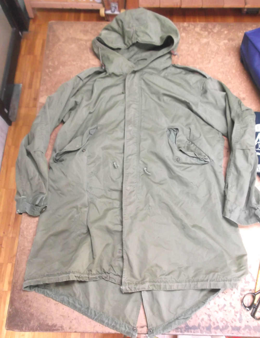 M-51 パーカー用フード ※ワイヤー折れ1箇所 M-51 モッズコート用フード