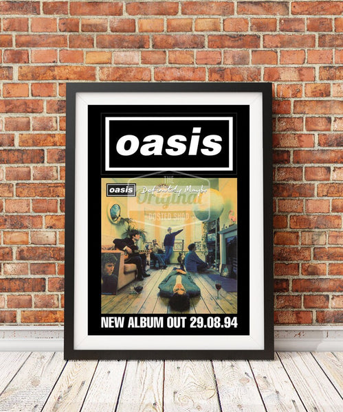 Oasis poster - Definitely Maybe – Original Poster Shop