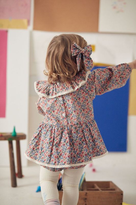 Louise Misha India Romper - Blush Floral World – The Shoppe Miami