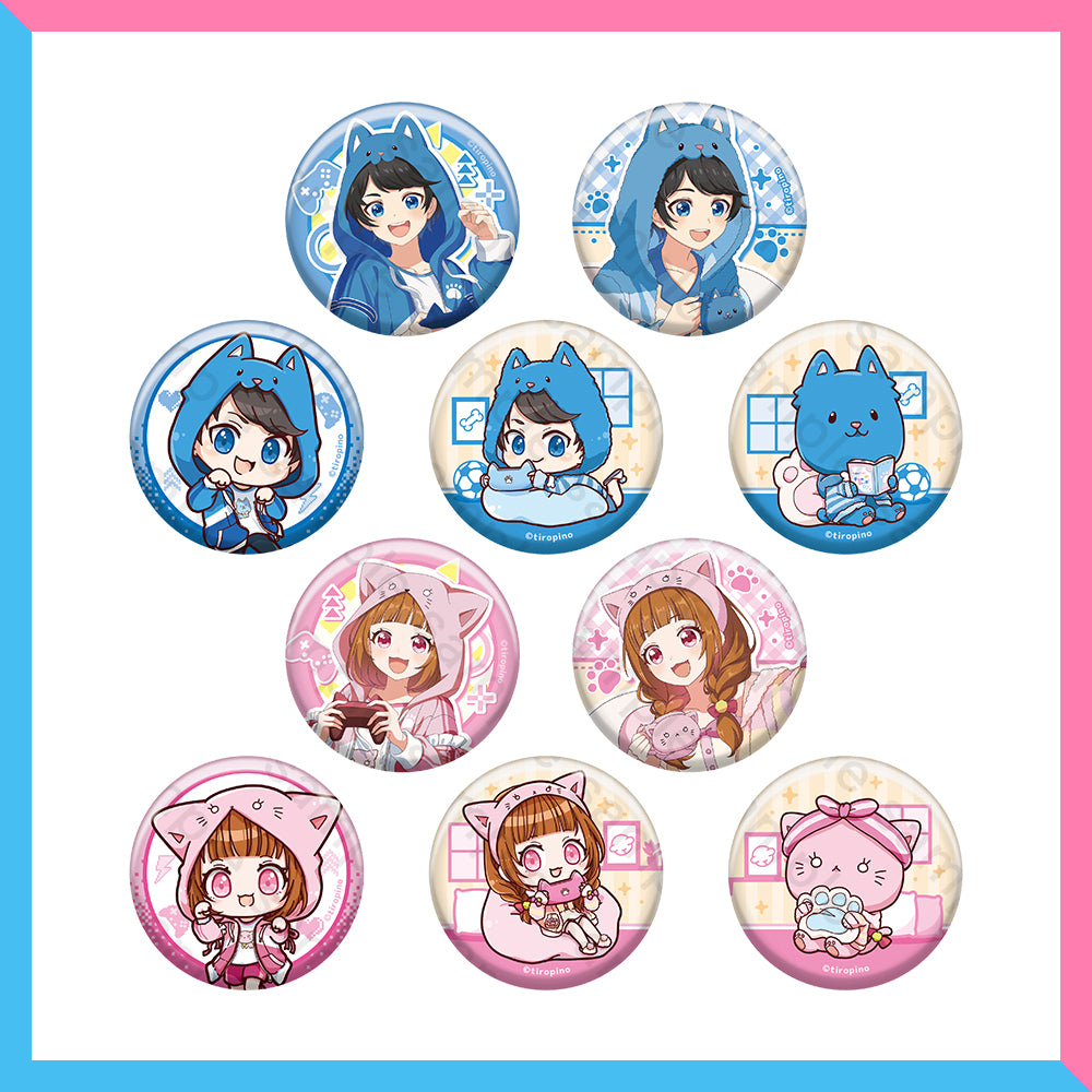 トレーディング缶バッジ ちろぴののおへや – ちろぴのマーケット