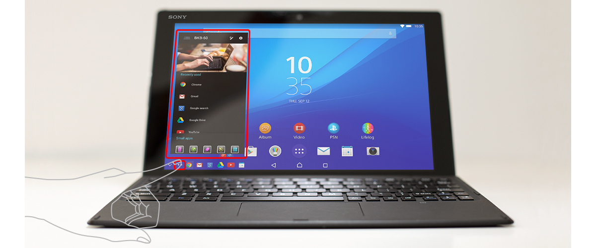 Xperia Z4 Tablet 専用 Bluetooth キーボードレビュー。価格の割には