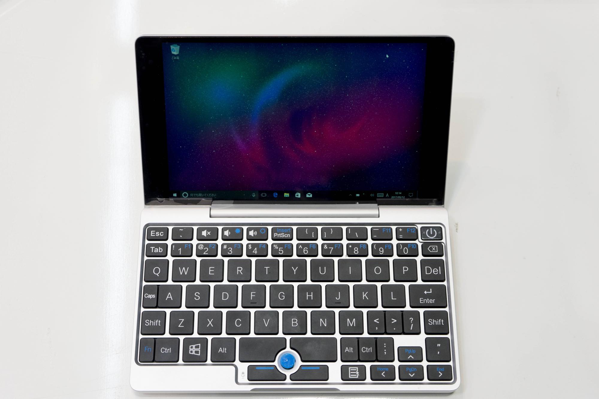 GPD Pocket実機レビュー】キーボードの使用感など。技適や初期ロット