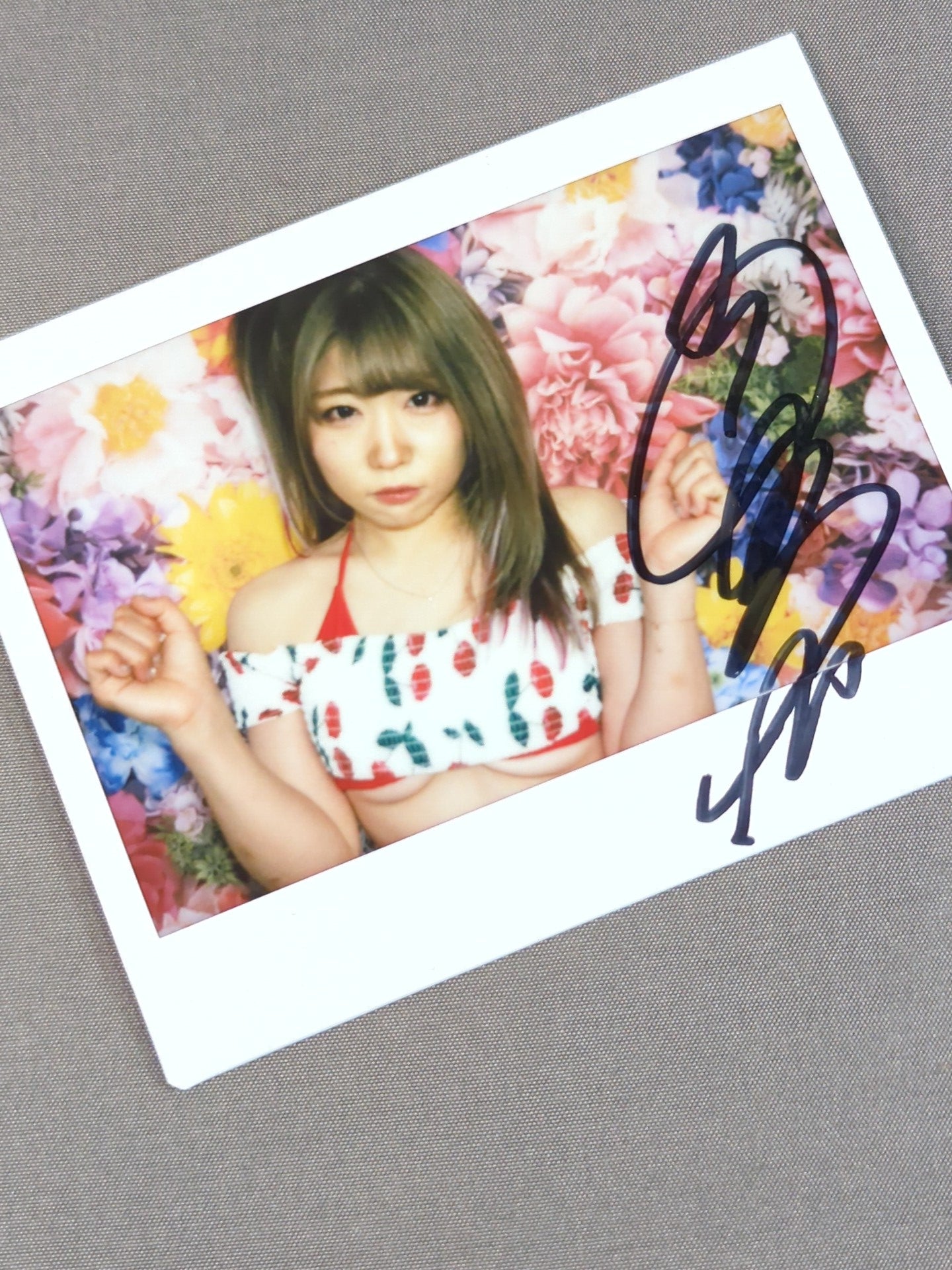 中野たむ 直筆サイン入り チェキ(U-1) – 闘道館