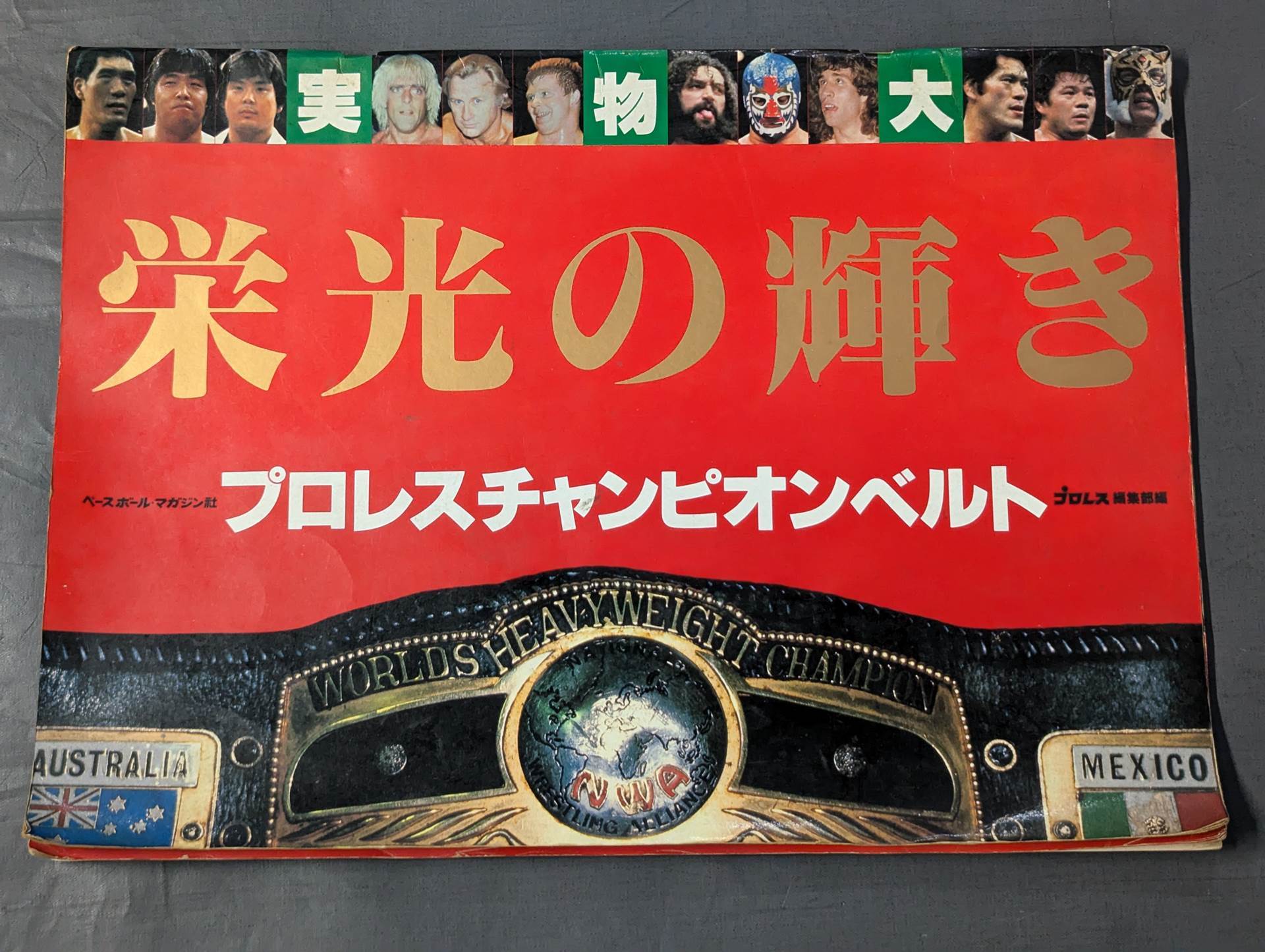☆実物大☆ 栄光の輝き プロレスチャンピオンベルト – 闘道館